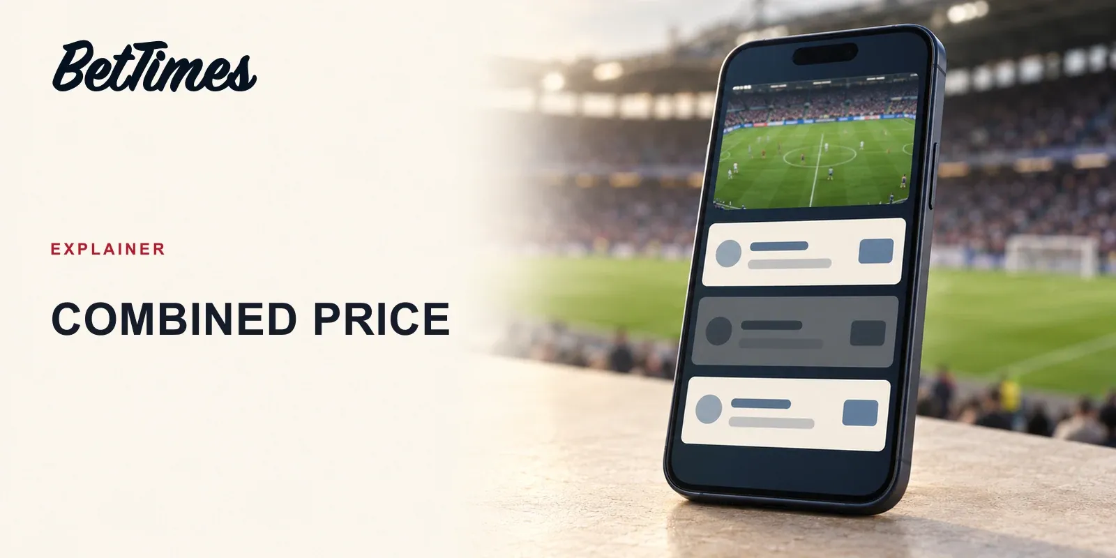 An unbranded football bet-builder screen shows one dimmed selection within a combined ticket, illustrating a void leg.
